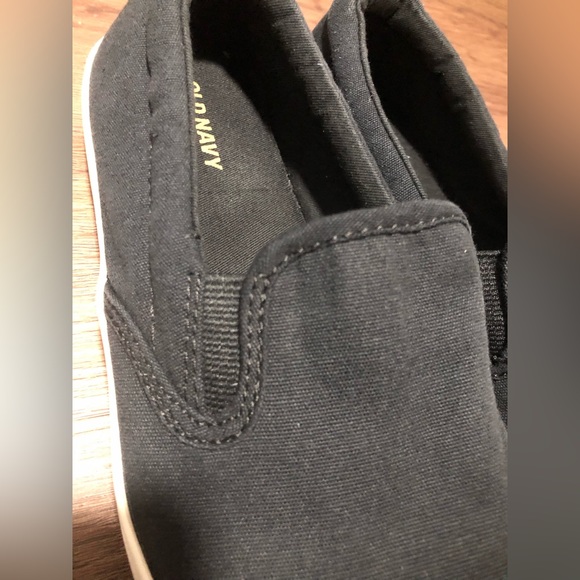 Old Navy Slip On Shoes, Black Canvas, Women’s Size 8 - Picture 9 of 11